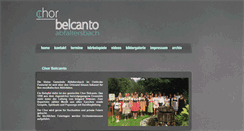 Desktop Screenshot of belcanto.abfaltersbach.at